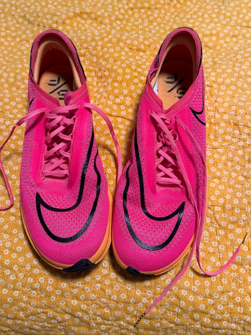 Nike Women’s Hot Pink Athletic Running Shoes with Black Swoosh